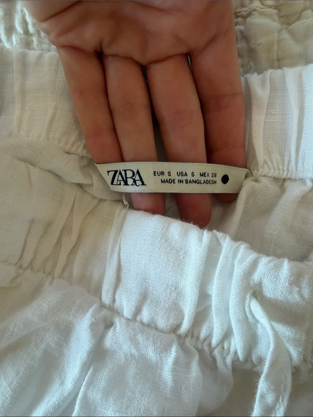 Zara linen palazzo pants like new